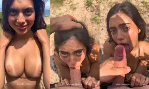 Brenda Trindade Gives Head With Eyes Contact