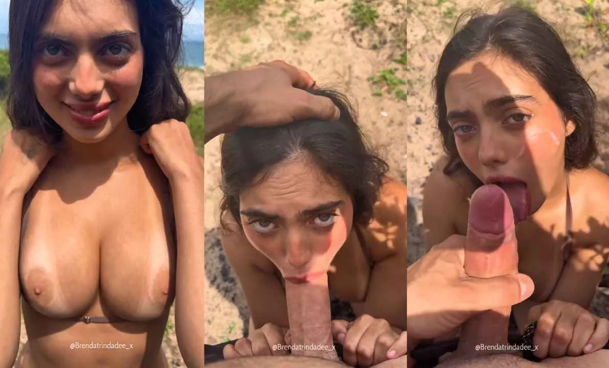 Brenda Trindade Gives Head With Eyes Contact