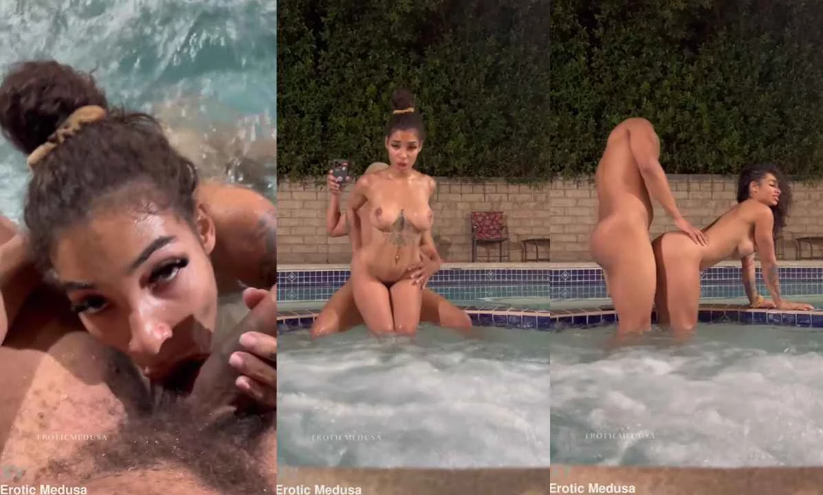 Erotic Medusa Gets Fucked In The Hottub By Ricky Johnson