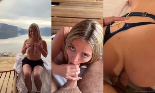 Angie Faith Gets Her Asshole Creampied In Sauna